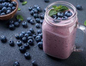 Blueberry smoothie
