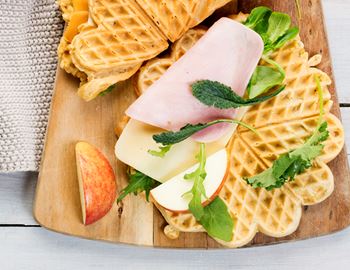Coarse everyday waffles