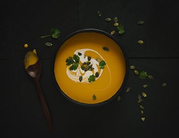 Carrot-ginger soup