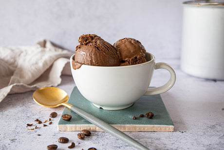Drowned mocha ice cream