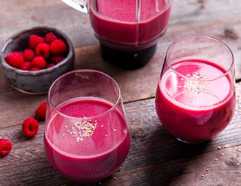 Raspberry smoothie