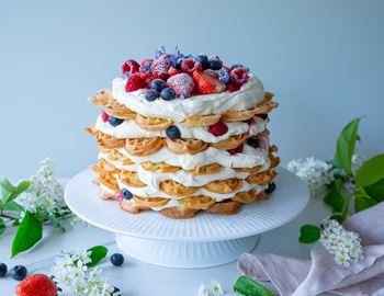 Waffle cake