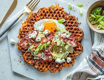 Sweet potato waffle